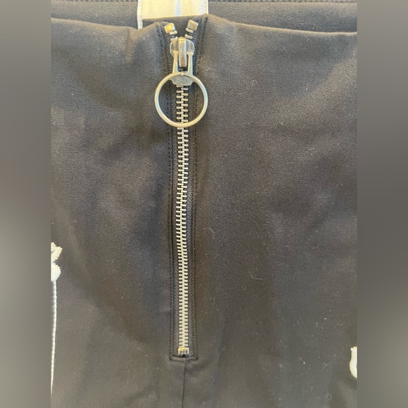 NWT new Anthropologie Maeve embellished micro shorts 6 black white embroidered - Picture 9 of 17